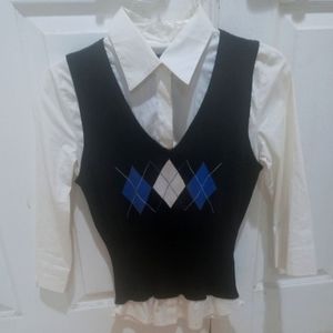 Vintage Vest in Blouse